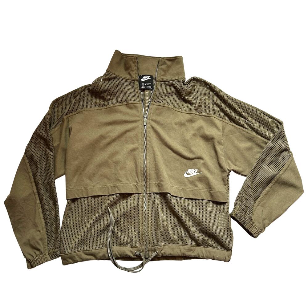 NWOT Nike Womens Olive Green Sportswear Jacket XS